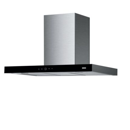 Coifa de Parede 90cm Preta e Inox com Vidro 5 e 6 Bocas 220V Linea Touch 16698 Franke